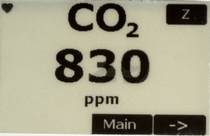 Main Display for CO2